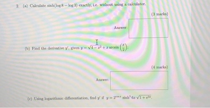 derivative of log base 8