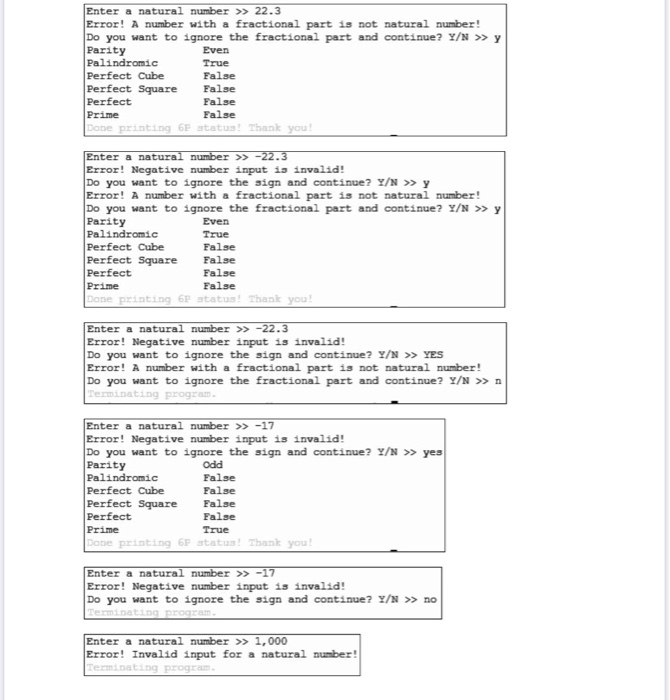 Solved Write a python program that takes a natural number n | Chegg.com
