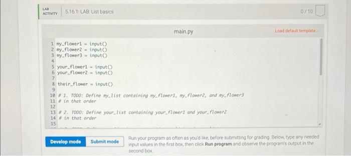 Solved Given The User Inputs, Complete A Program That Does | Chegg.com