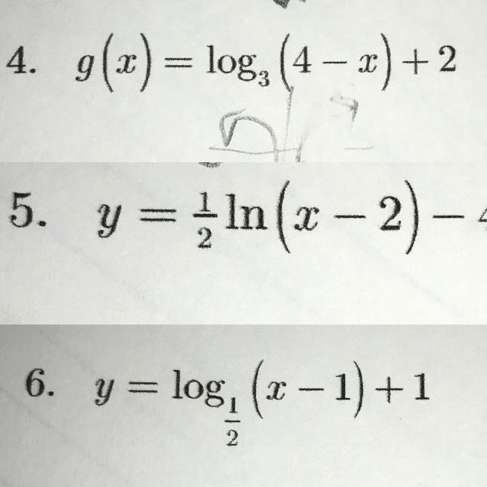 y log7 x 2 4x 53 )- 4