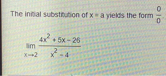 solved-the-initial-substitution-of-x-a-yields-the-form-olo-chegg