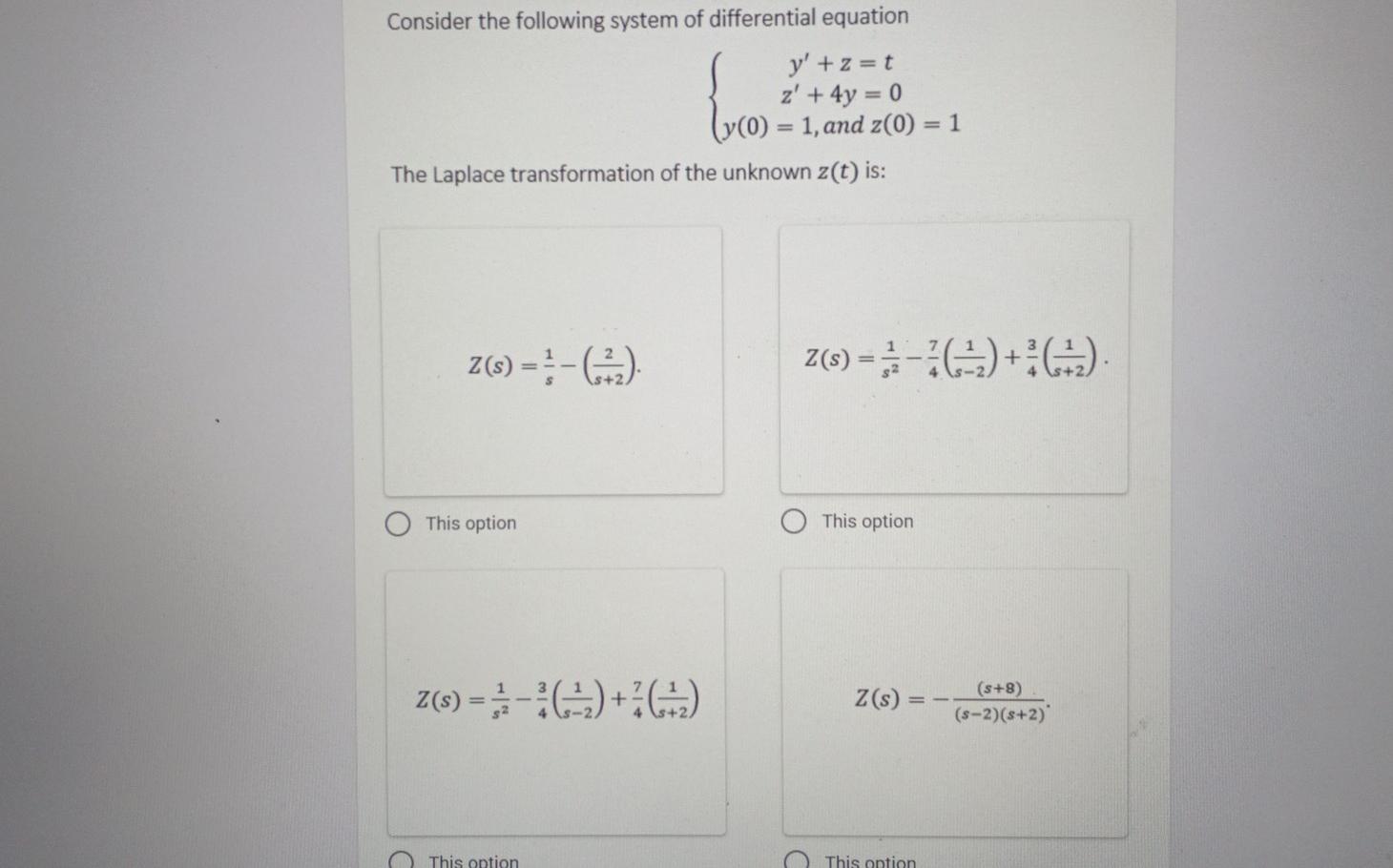 Solved Consider The Following System Of Differential | Chegg.com