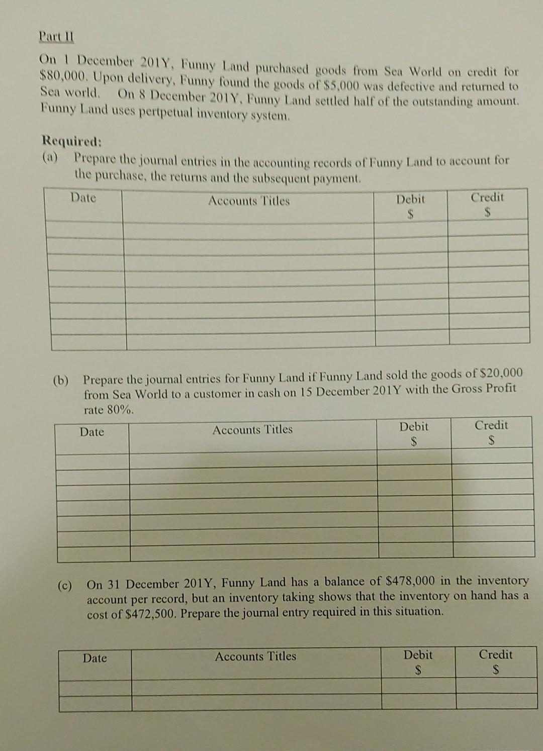 Solved Part B Part 1 Banana Shop uses a periodic inventory 