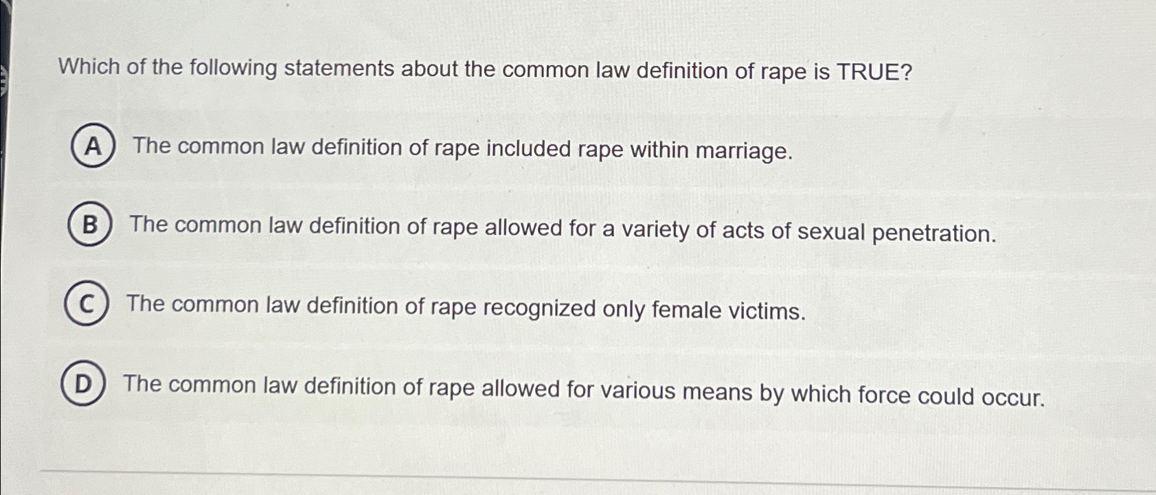 common law definition quebec
