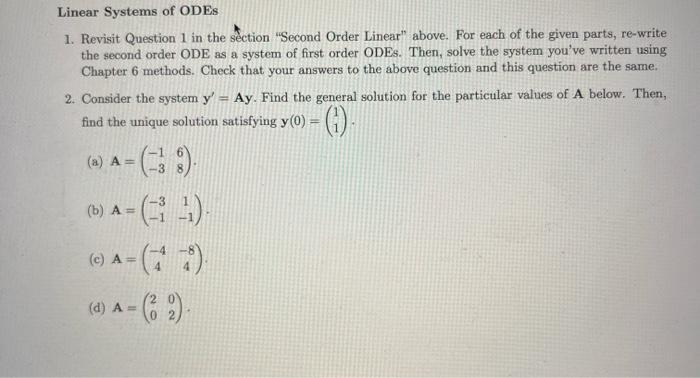 1. Revisit Question 1 in the section 