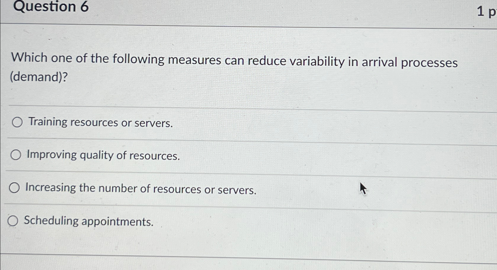 Solved Question 6Which one of the following measures can | Chegg.com