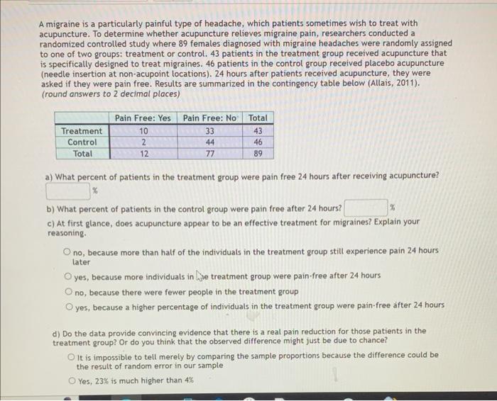 Solved 56% of all statistics classes require a statistical | Chegg.com