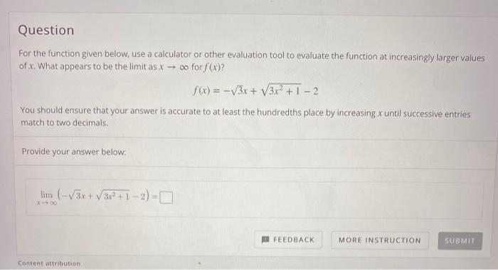 Solved Question For the function given below, use a | Chegg.com