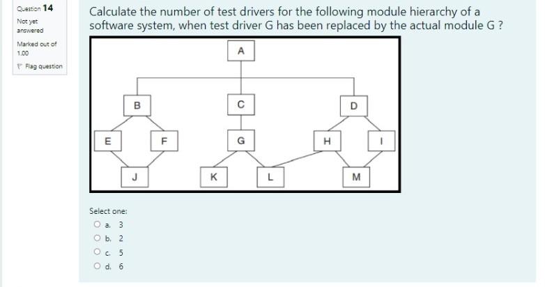 Solved Question 14 Calculate the number of test drivers for | Chegg.com