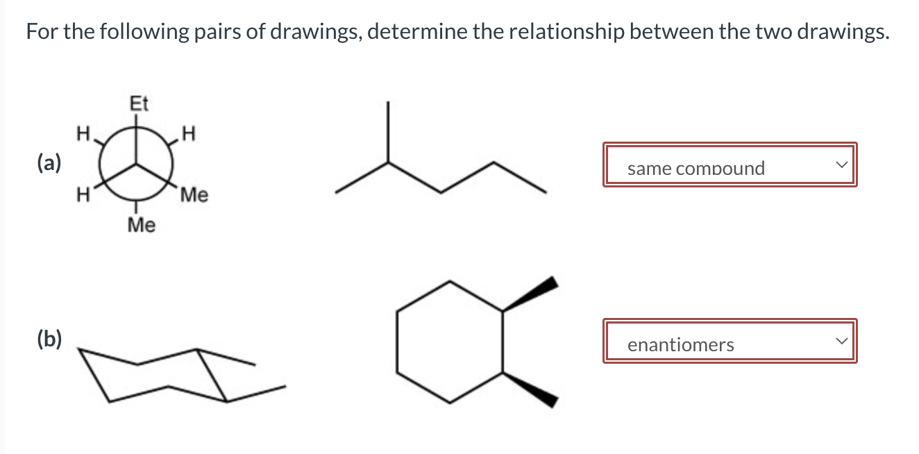 Solved For the following pairs of drawings, determine the | Chegg.com
