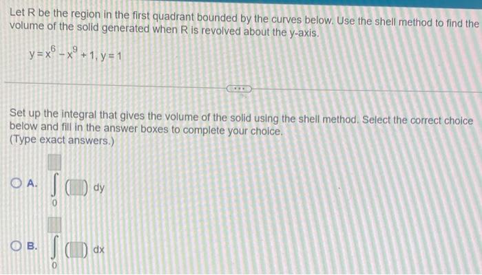Solved Let R be the region in the first quadrant bounded by | Chegg.com
