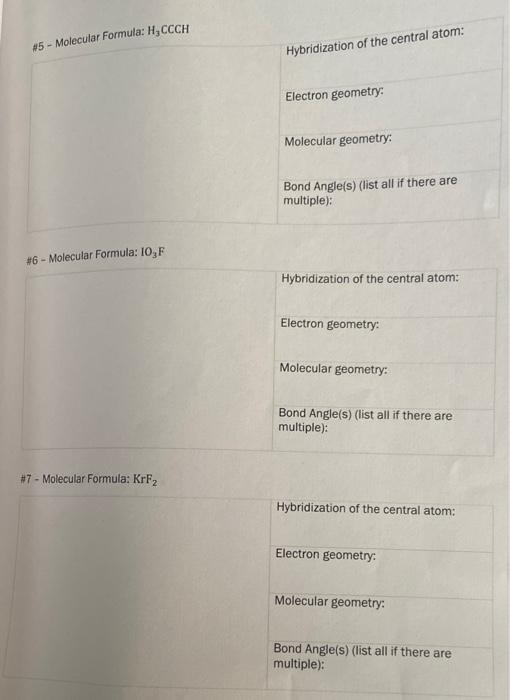 Solved Draw the Lewis Structure for the following molecules | Chegg.com
