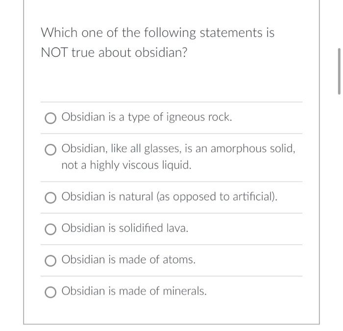 Solved Which one of the following statements is NOT true | Chegg.com