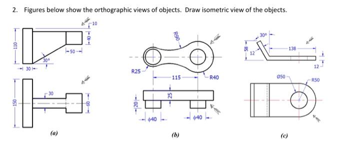 Solved AUTOCAD , Please Do Question A, B, C & Send In Dwg | Chegg.com