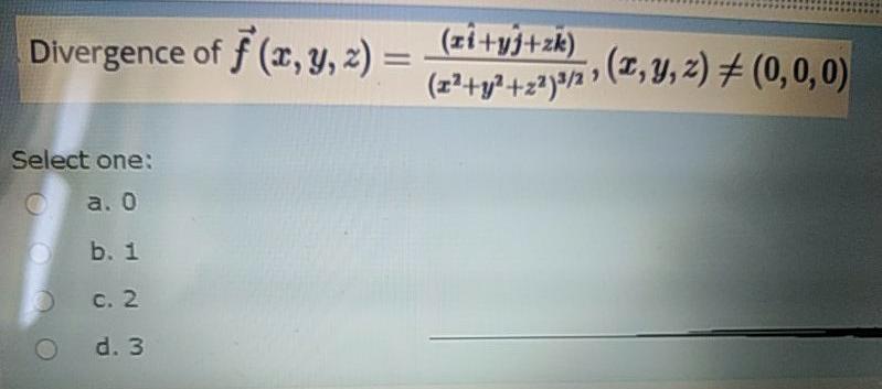 Solved Divergence Of F X Y Z I Yj Zk X2 Gº Z2zo1 Chegg Com
