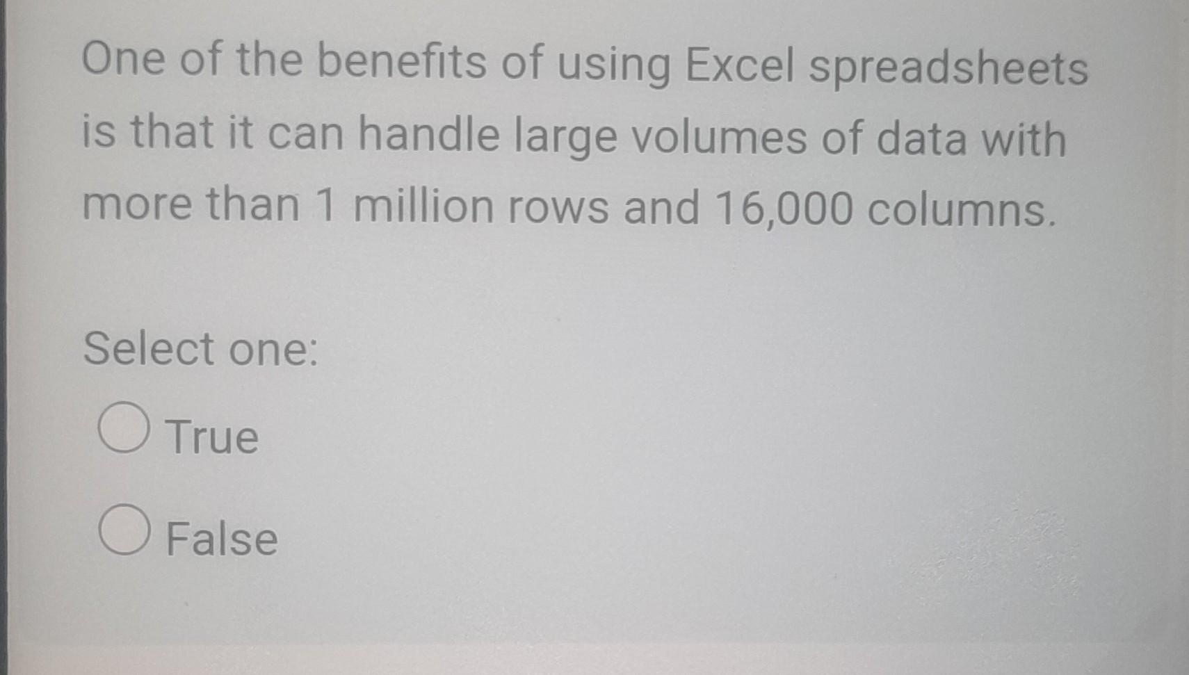 What are the Benefits of Using Excel Spreadsheet  