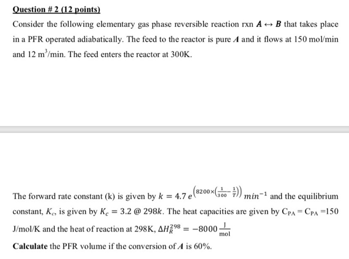 Solved Question # 2 (12 points) Consider the following | Chegg.com
