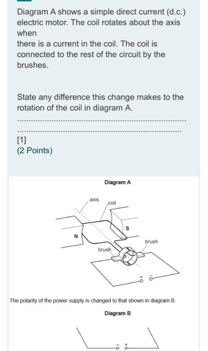 Solved Diagram A shows a simple direct current (d.c.) | Chegg.com