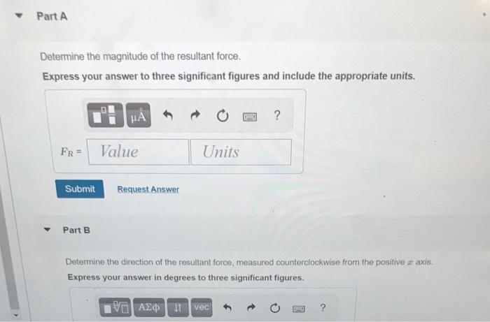 Solved Problem 2.52 The four concentric forces act on the | Chegg.com
