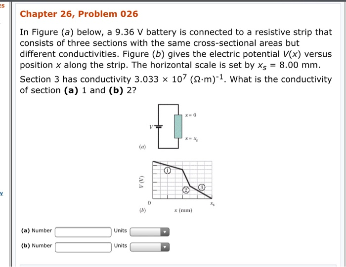 Solved Chapter 26, Problem 026 In Figure (a) below, a 9.36 V | Chegg.com