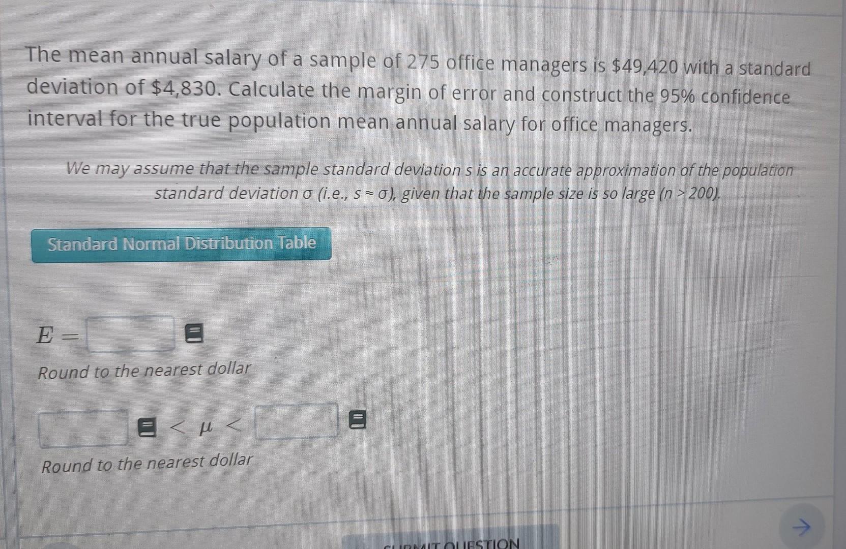 solved-the-mean-annual-salary-of-a-sample-of-275-office-chegg