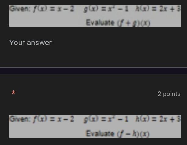 Solved 1. State the domain and range of the following | Chegg.com
