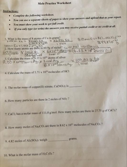 solved-instructions-mole-practice-worksheet-complete-the-chegg-com