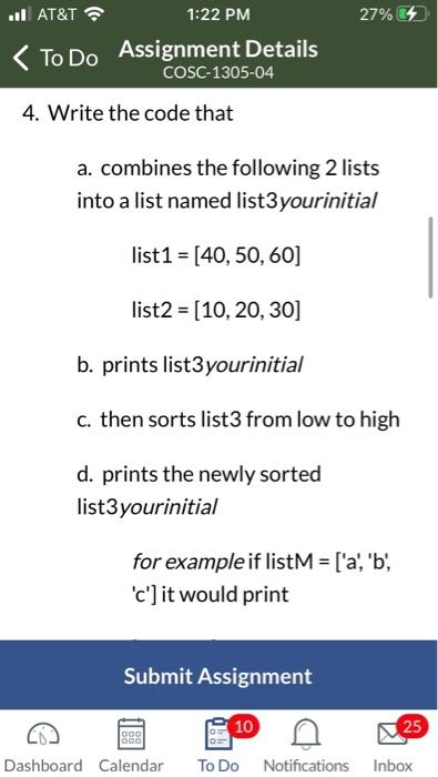 Solved 1. Write the python code (statement) that creates a | Chegg.com