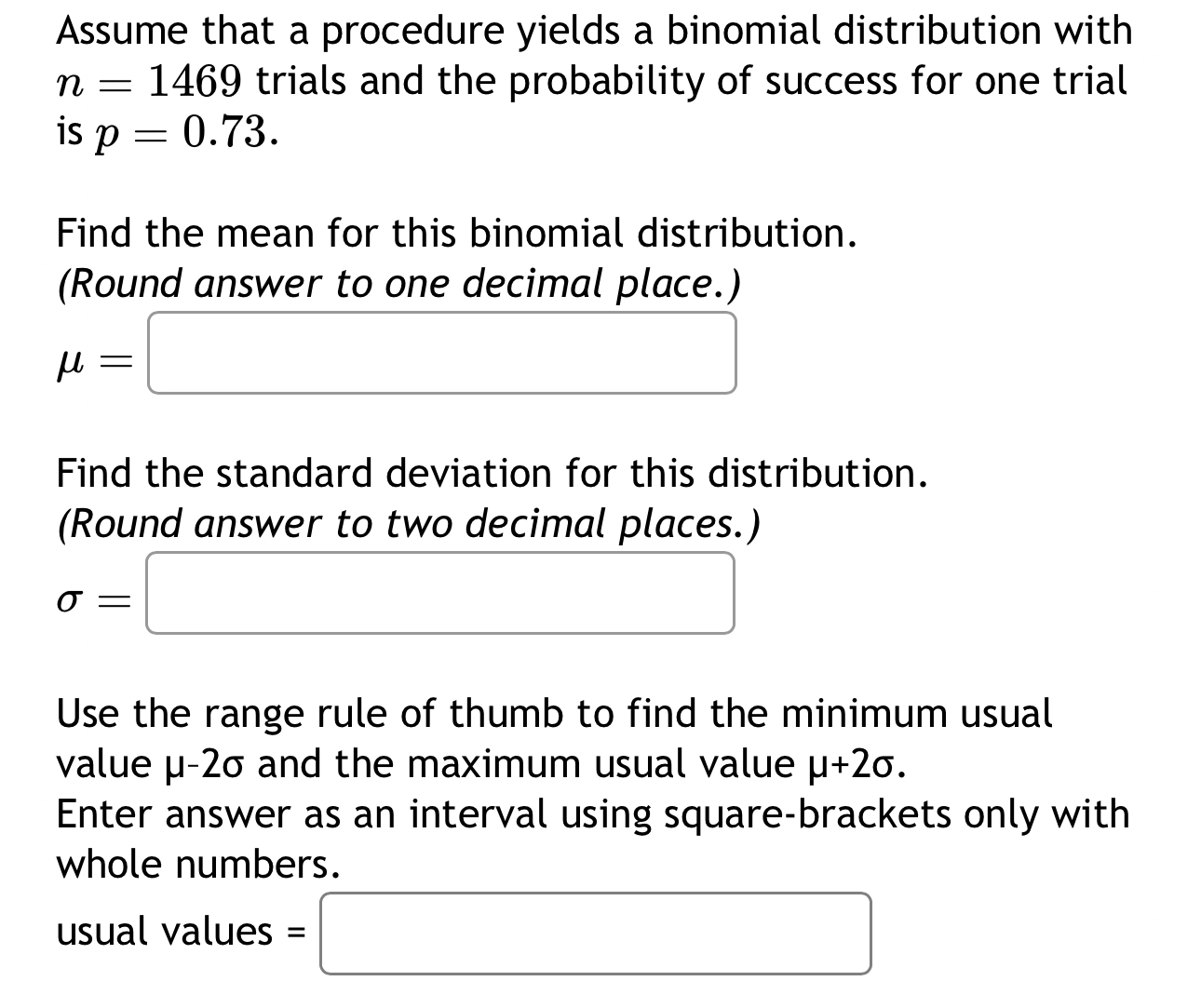 Solved Assume that a procedure yields a binomial