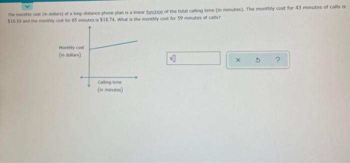Solved The mority cost in dollars) or a long distance phone | Chegg.com