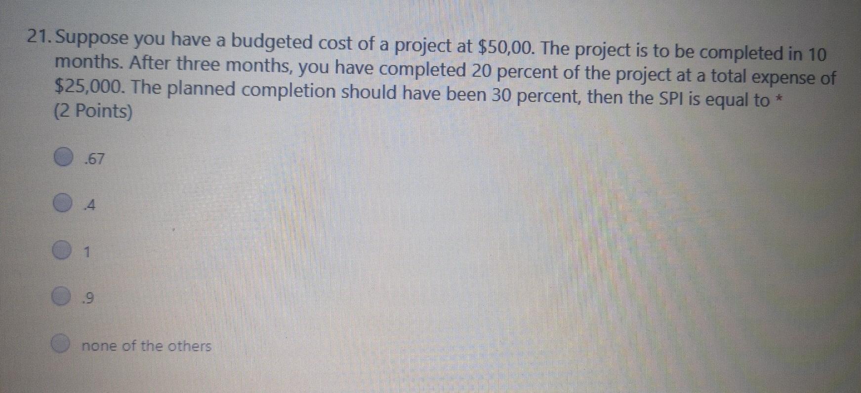 A general contracting firm experiences cost overruns