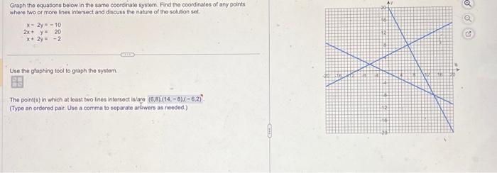 Solved Graph the equations below in the same coordinate | Chegg.com