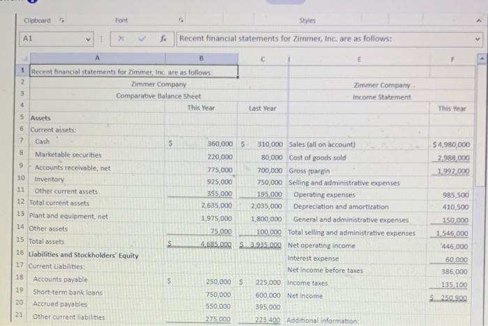 Solved how do i fill the highlighted parts into excel? | Chegg.com