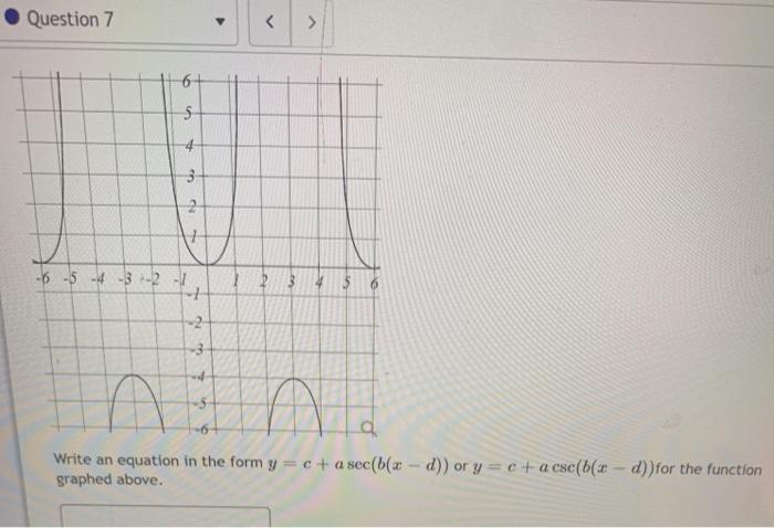 Solved: Question 7 6+ S 4 3 2 -6 -5 -4 -3 -2 -1 23 45 | Chegg.com