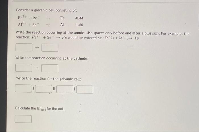 Solved Self Test Electrochemistry 1 Determine What Is Chegg Com