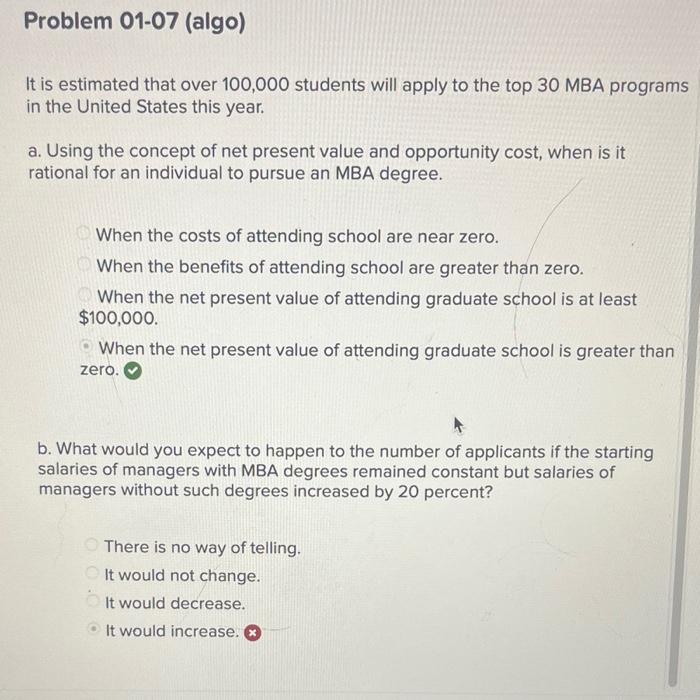 Solved It Is Estimated That Over 100,000 Students Will Apply | Chegg.com