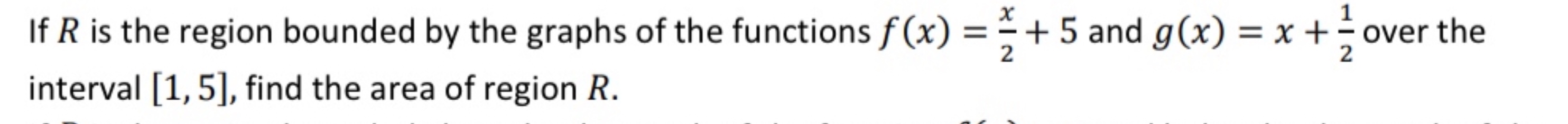 Solved If R is the region bounded by the graphs of the | Chegg.com