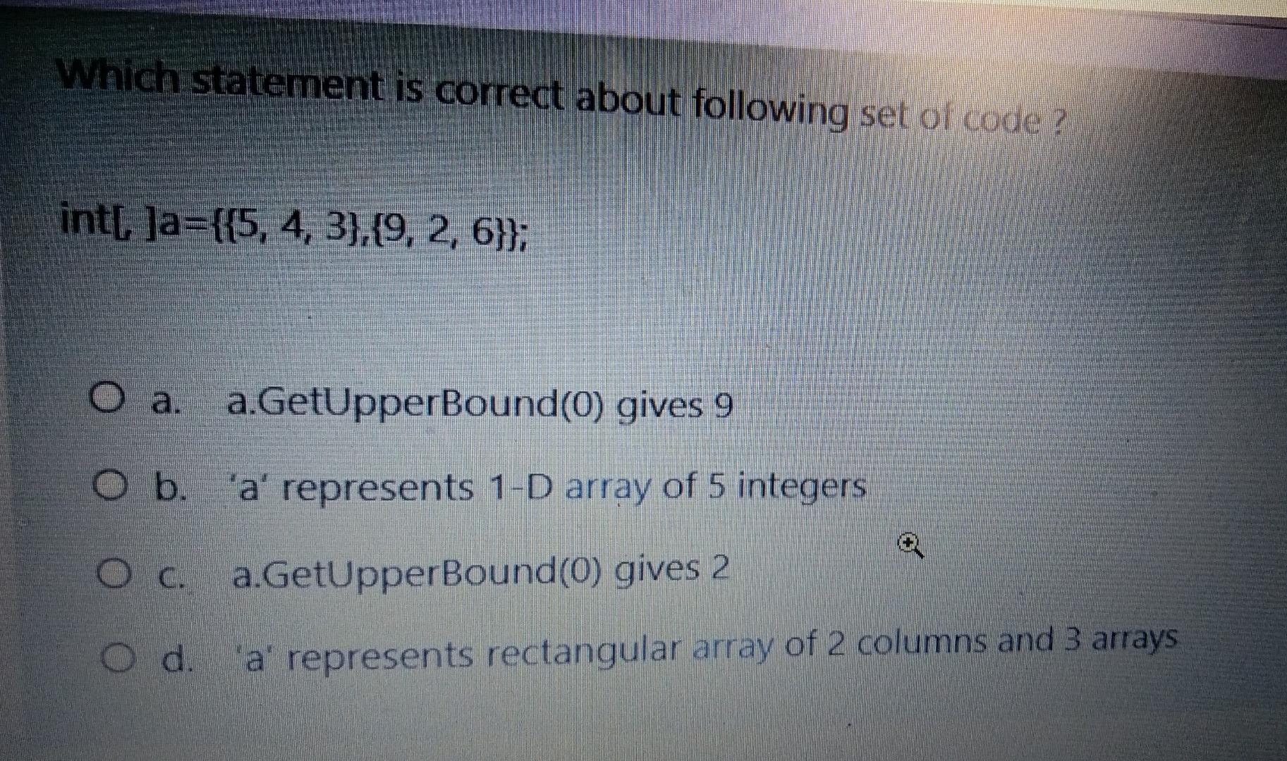 Solved which of the following is correct about set of codes | Chegg.com