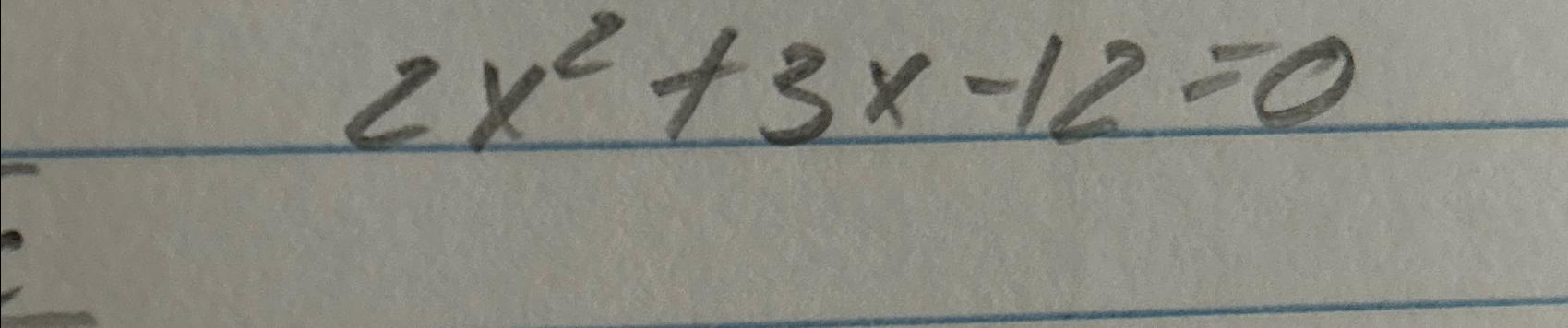 2x 3 3x 2 8x 12 0