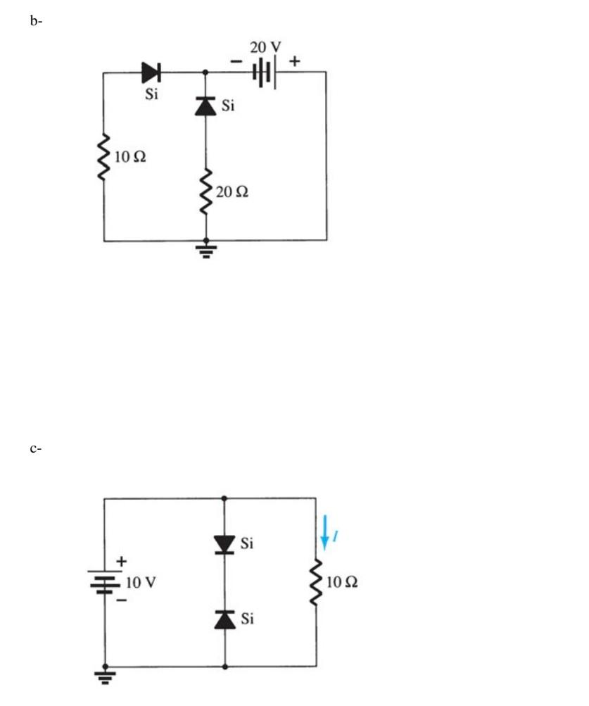 Solved Using A Silicon Diode, Determine The Current I For | Chegg.com