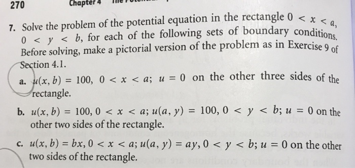 Solved Please help solve for 7(a), thank you so much! (the | Chegg.com