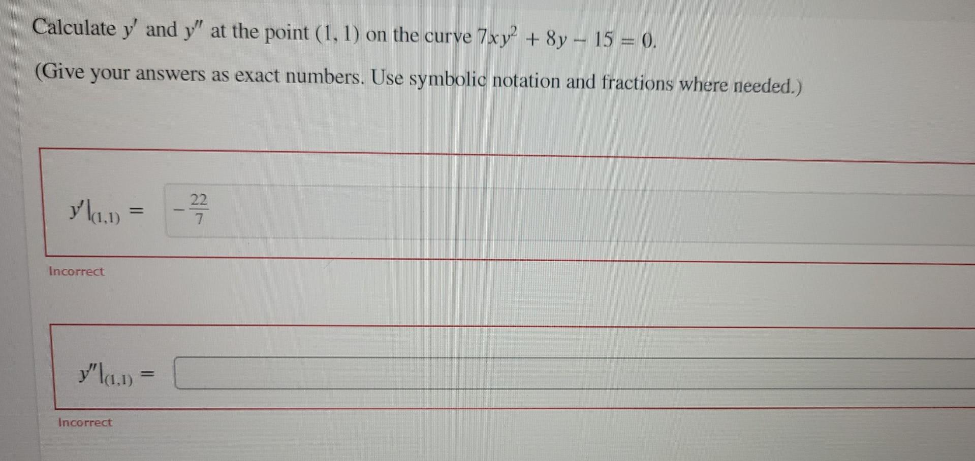 Solved Calculate y' and y