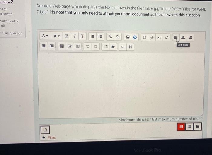 Solved Create a Web page which displays the texts shown in | Chegg.com