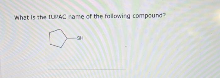 What is the IUPAC name of the following compound?