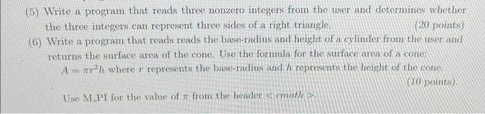 Solved (5) Write a program that reads three nonzero integers | Chegg.com