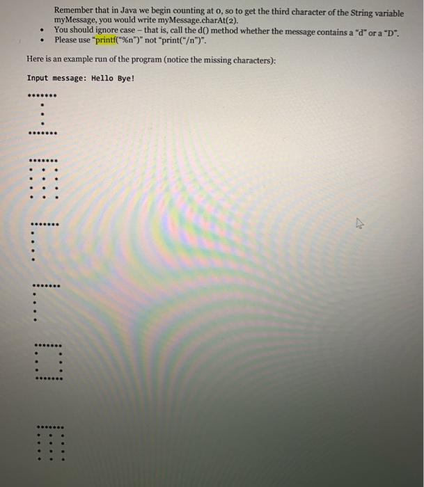 Solved Problem a (PA5a.java) Write a program that can print | Chegg.com