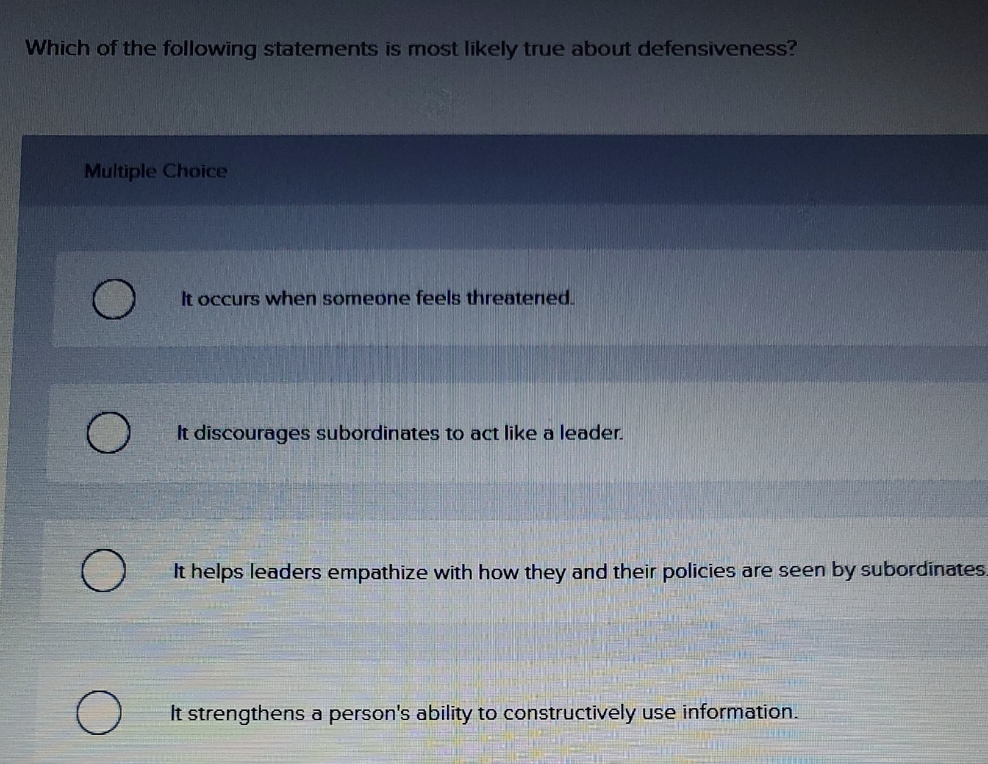 Solved Which of the following statements is most likely true | Chegg.com