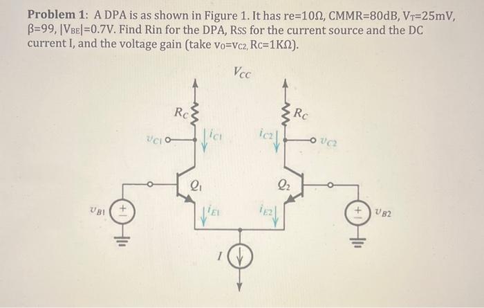 Solved Problem 1: A DPA is as shown in Figure 1. It has re | Chegg.com