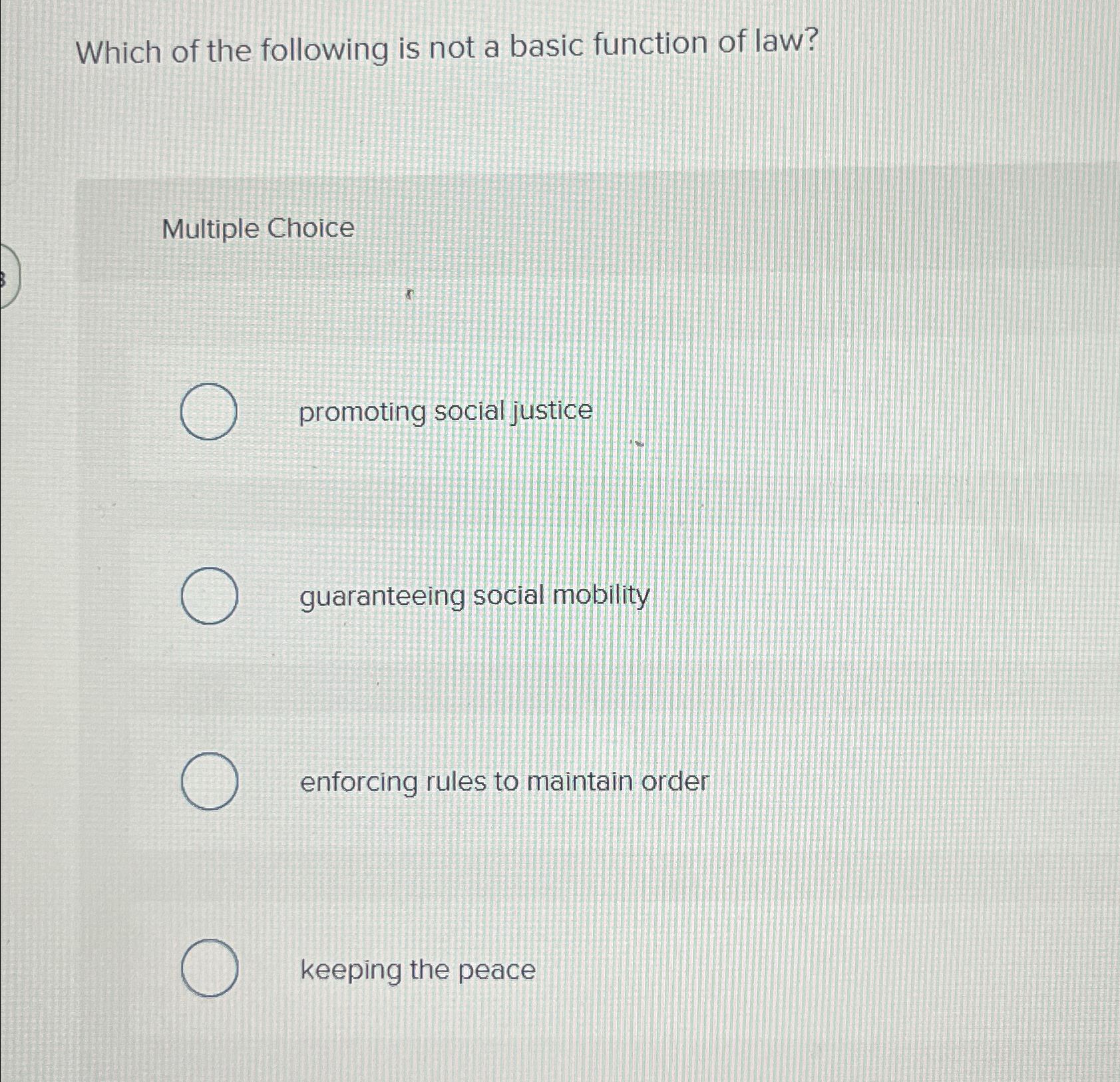 Solved Which of the following is not a basic function of | Chegg.com
