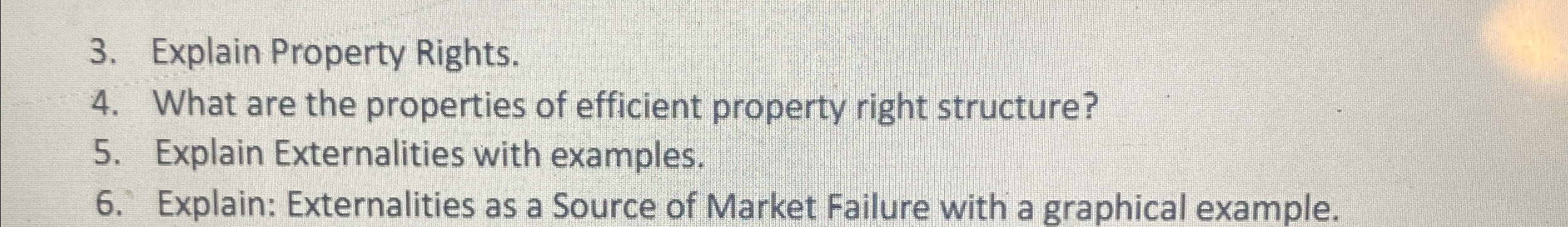 Solved Explain Property Rights.What are the properties of | Chegg.com